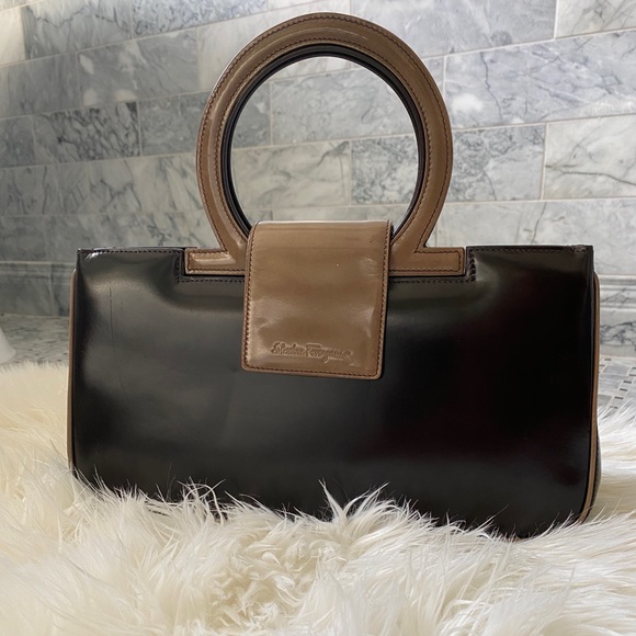 Salvatore Ferragamo Handbags - FERRAGAMO Vintage Logo Handle Purse